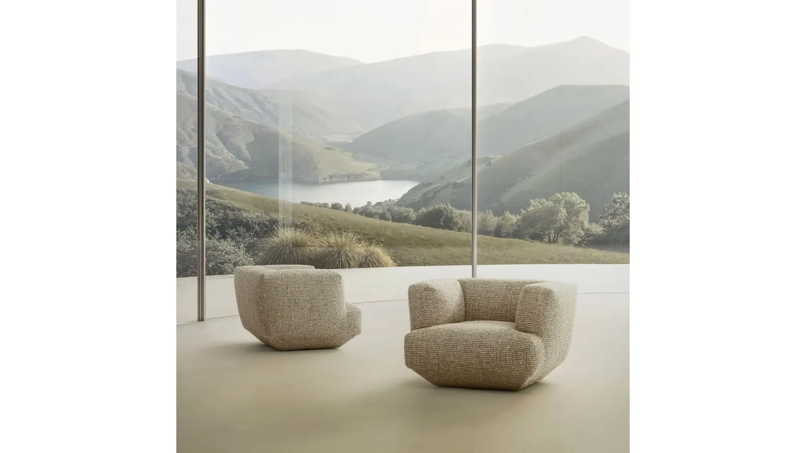 Flexform Loungescape upholstered armchair