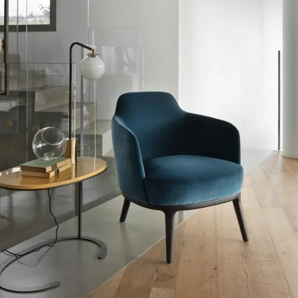 Lucylle fabric armchair by Lema