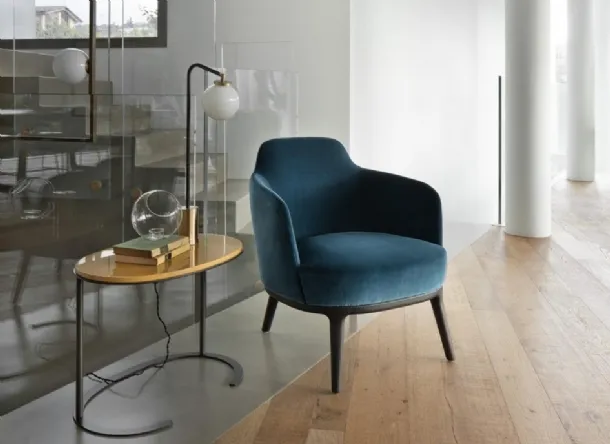 Lucylle fabric armchair by Lema