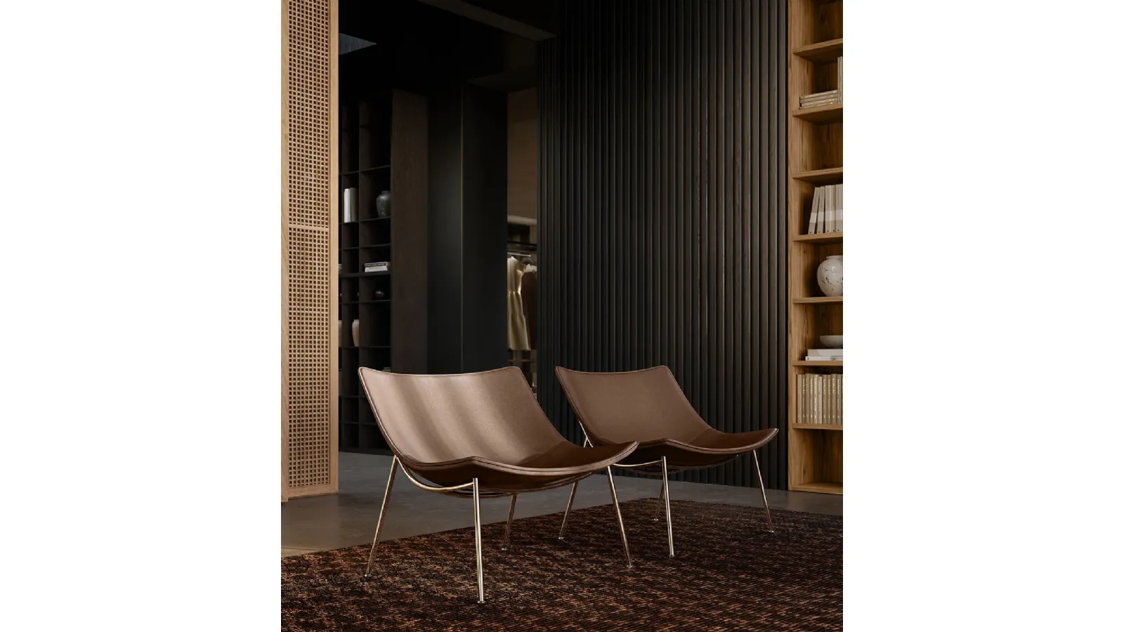 Lema Omega leather armchair
