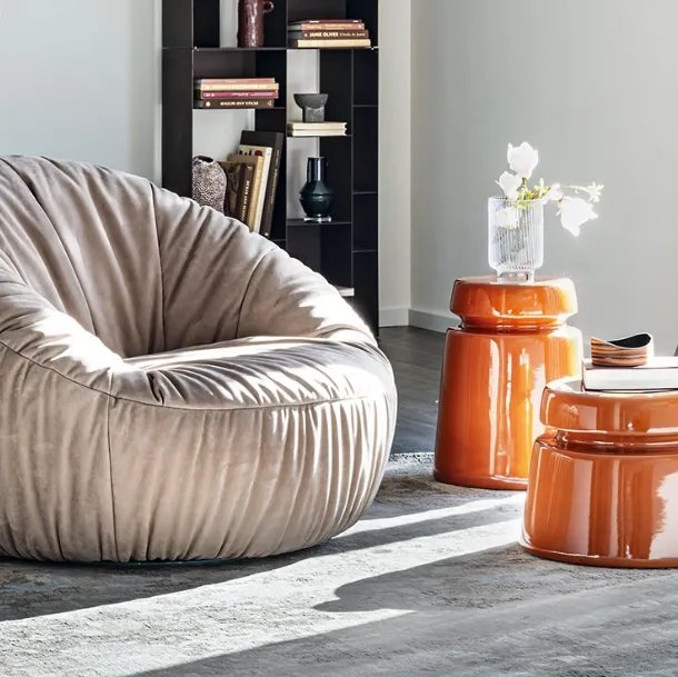 Peggy Turn upholstered armchair by Cattelan Italia