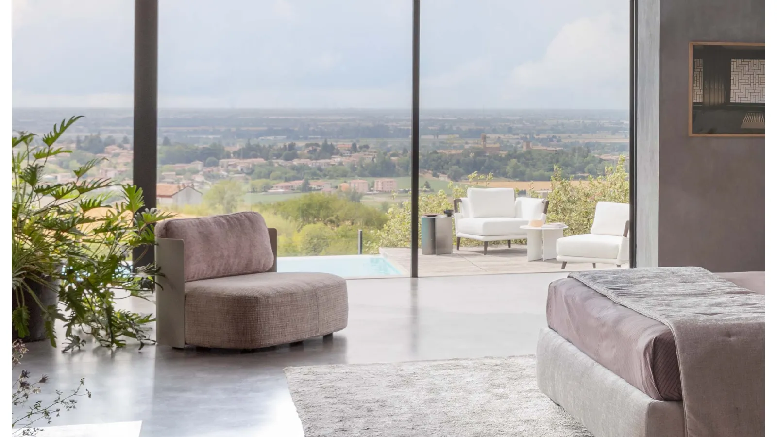 Pierre Shell Armchair by Flou