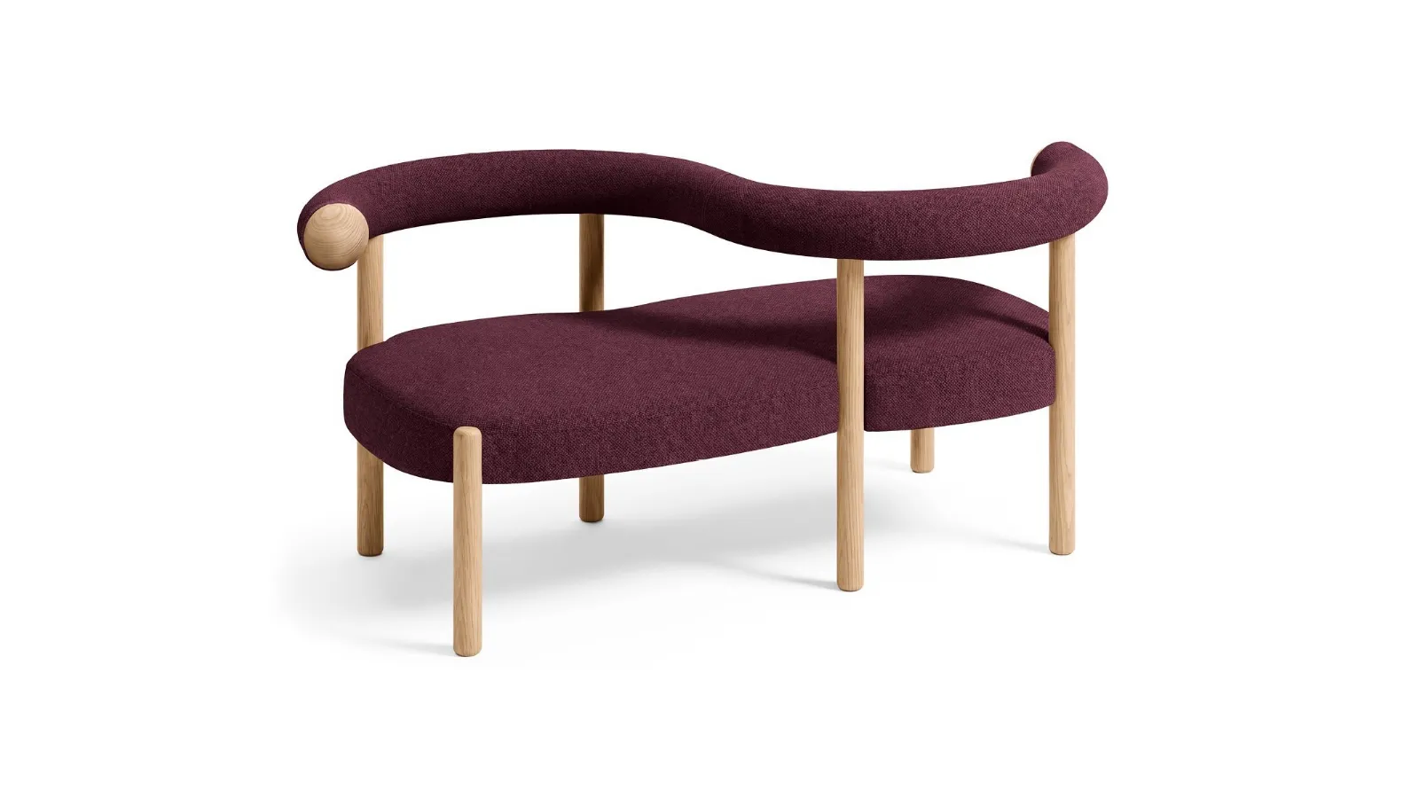 Rondevù vis à vis armchair by Zanotta