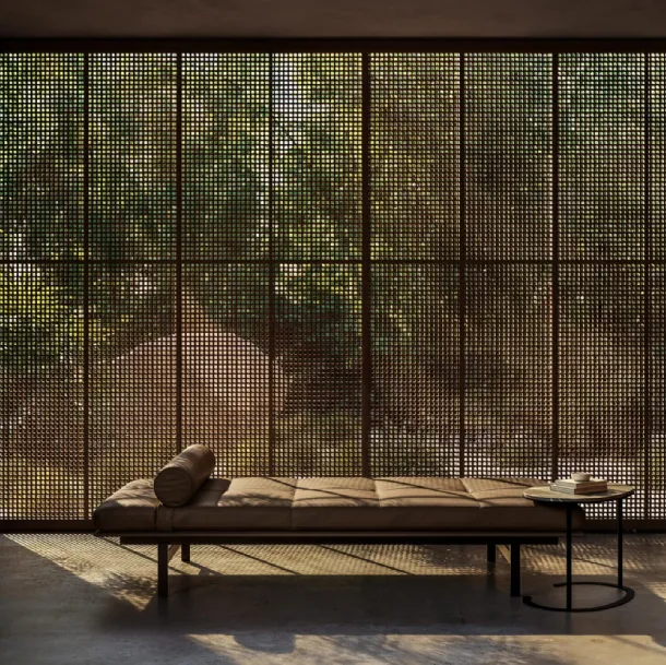 Yard Daybed leather armchair by Lema