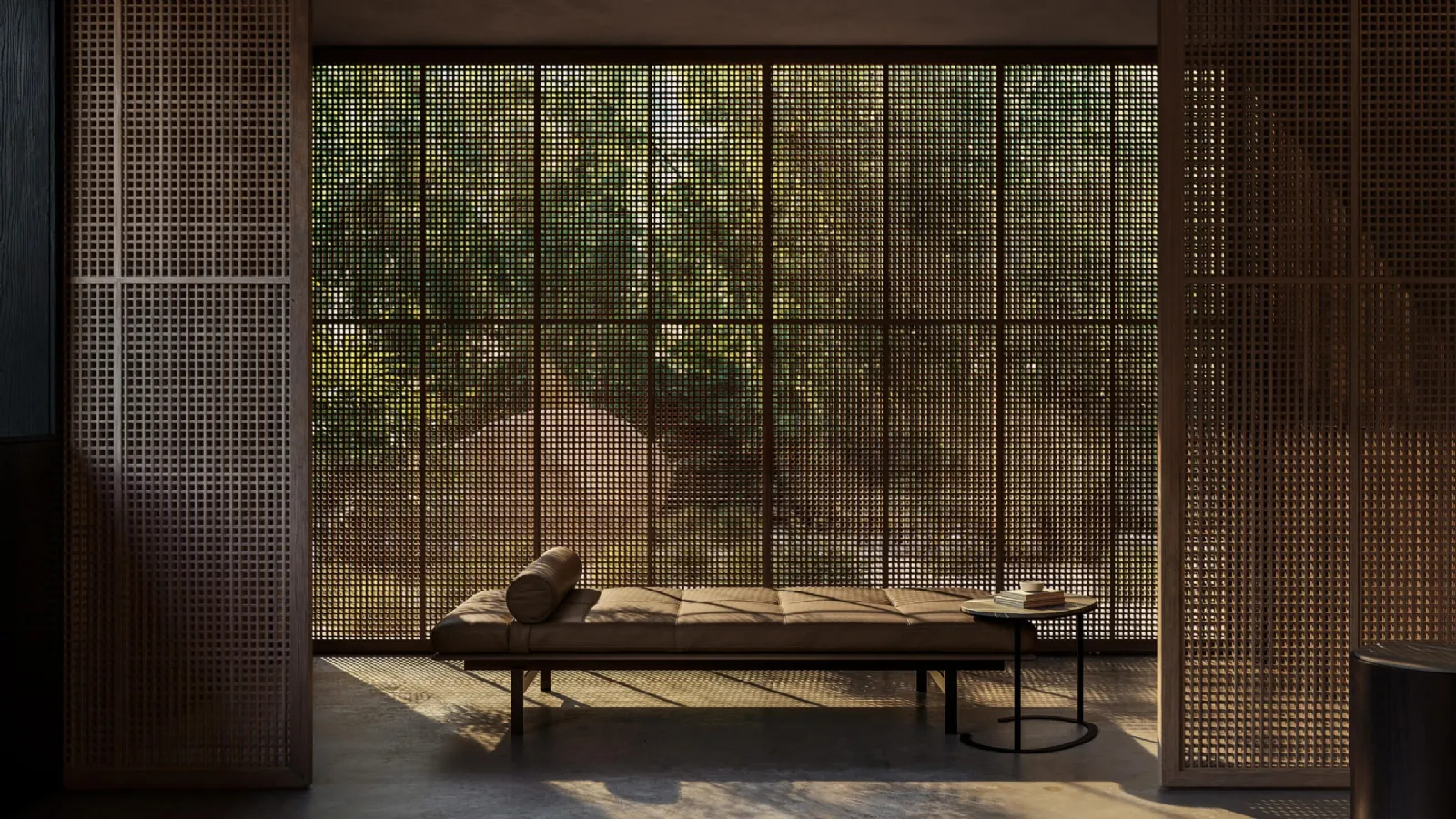 Yard Daybed leather armchair by Lema