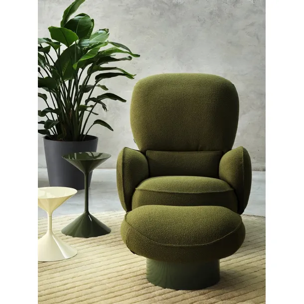 Yori-Kiri fabric armchair by Zanotta