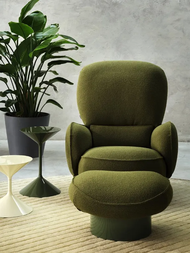 Yori-Kiri fabric armchair by Zanotta