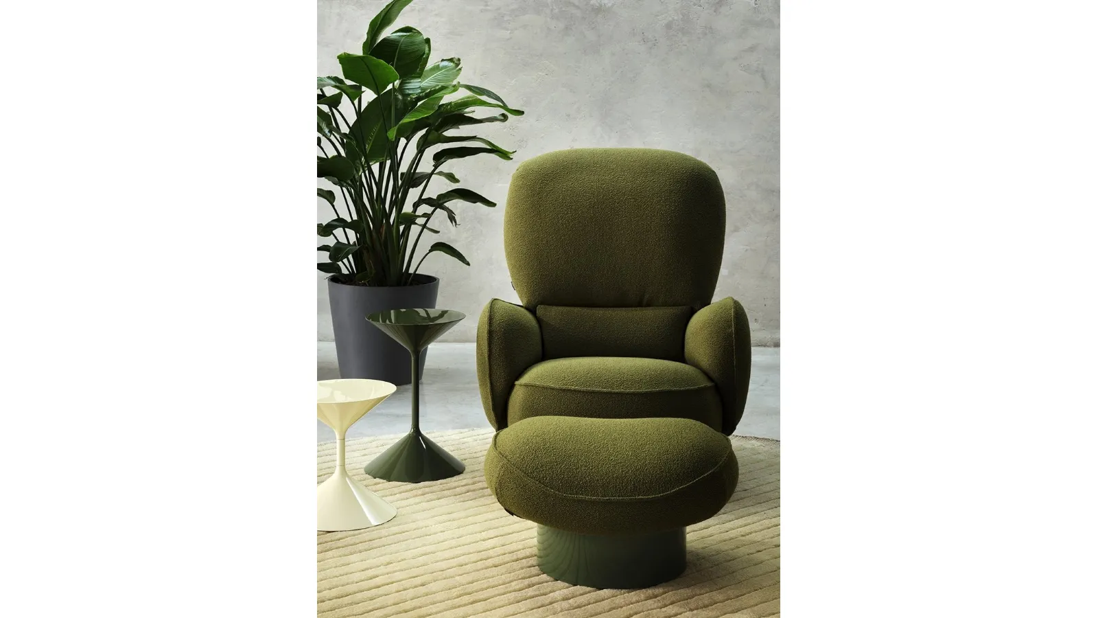 Yori-Kiri fabric armchair by Zanotta