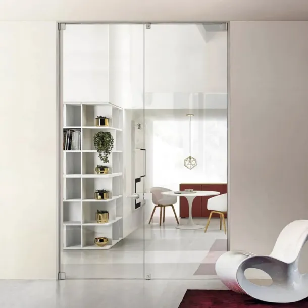 Tao Swing Interior Door with Doal Frame