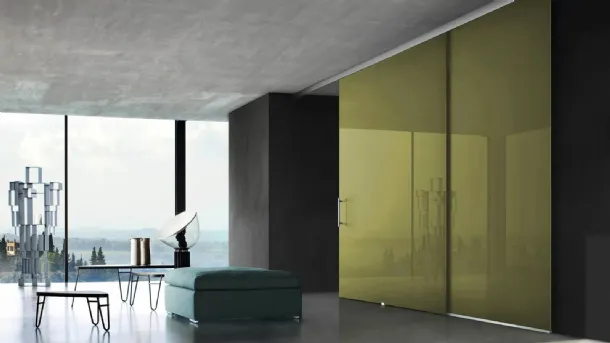 Tao Interior Door Suspended in Doal Lacquer