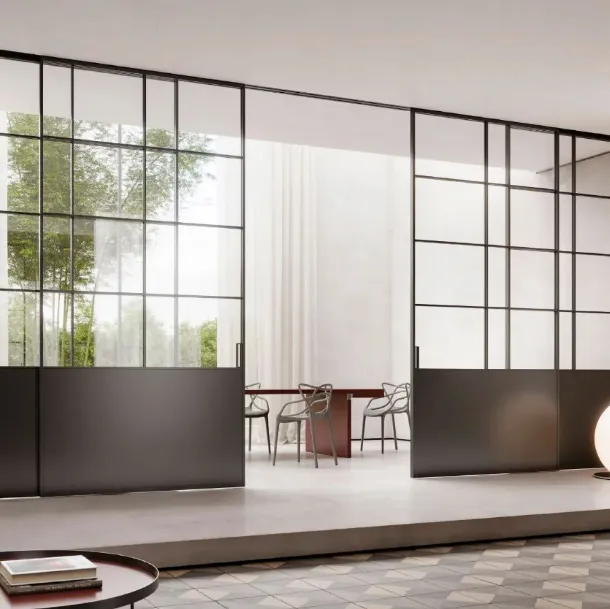 Zeus Suspended Lacquered Interior Door by Doal