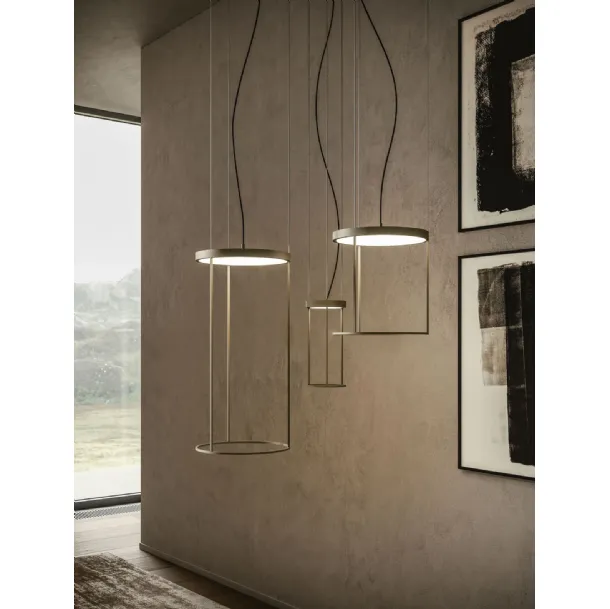 Brassie Round Pendant Lamp by Ronda Design