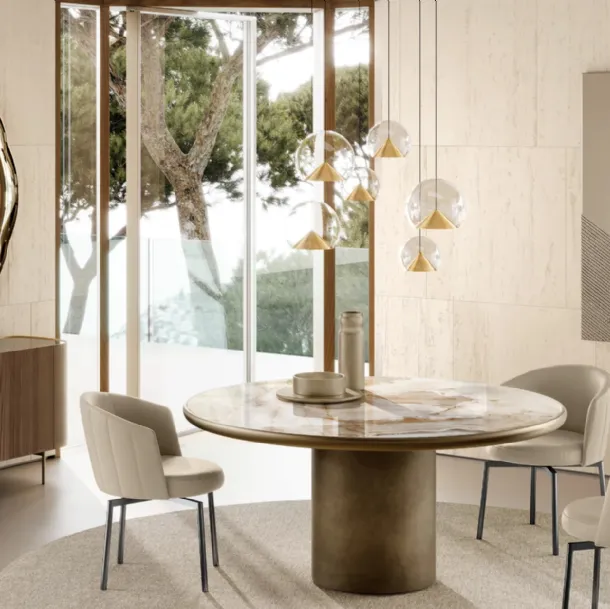 Cherry Mix pendant lamp in metal and glass by Eforma
