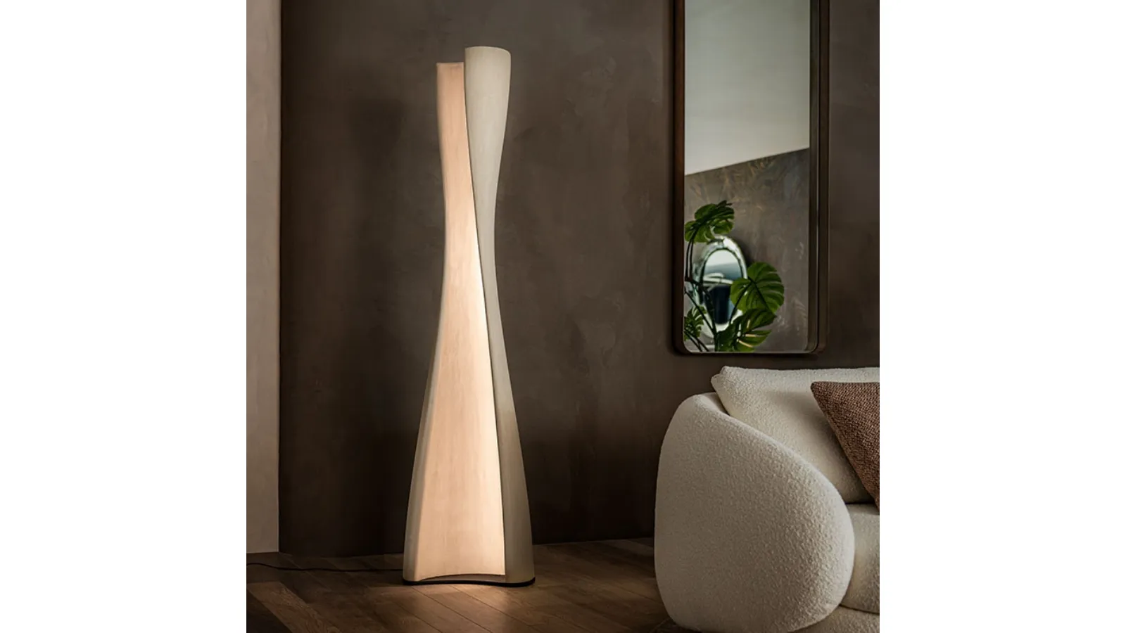 Floor lamp in clay Diploma by Cattelan Italia