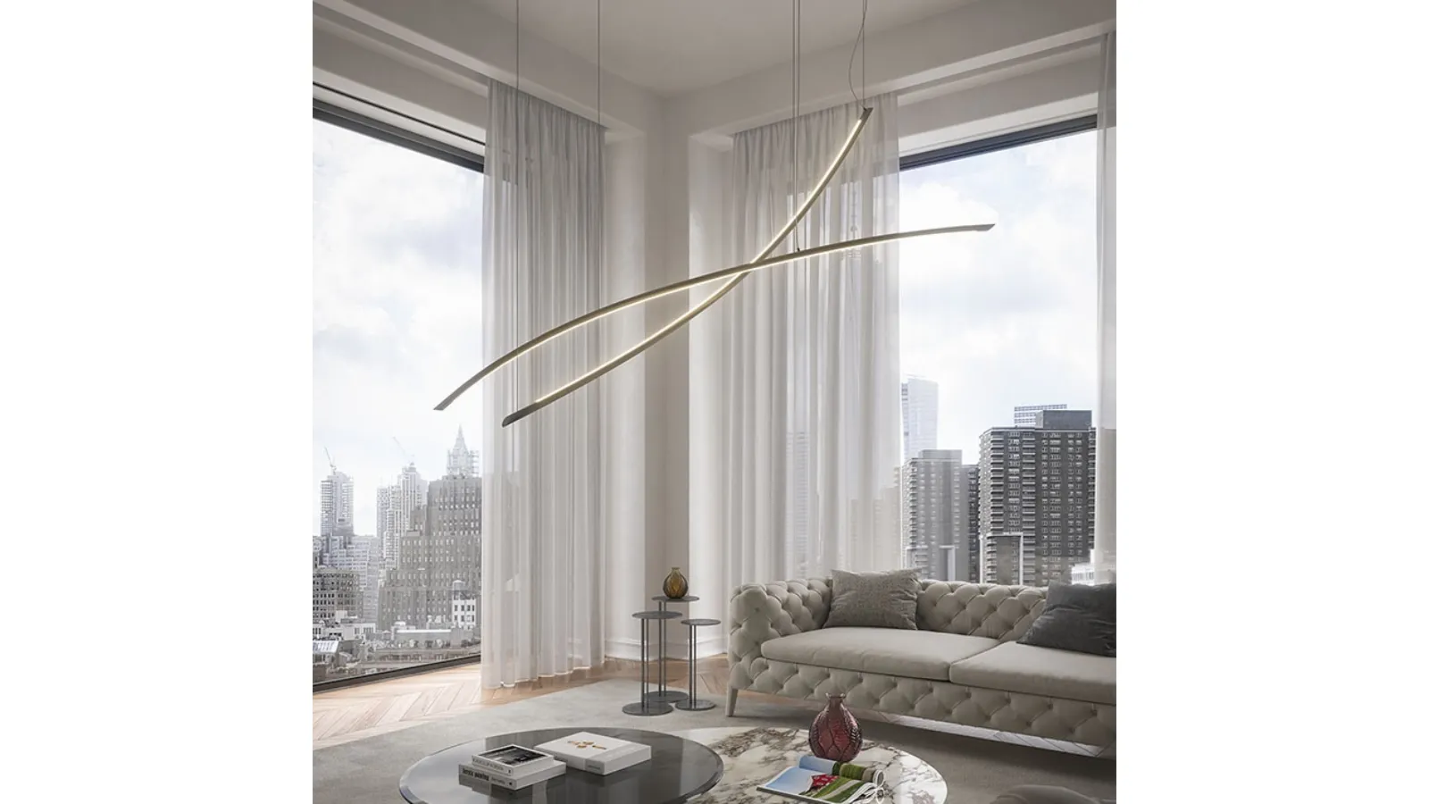 Katana Magnum pendant lamp by Cattelan Italia