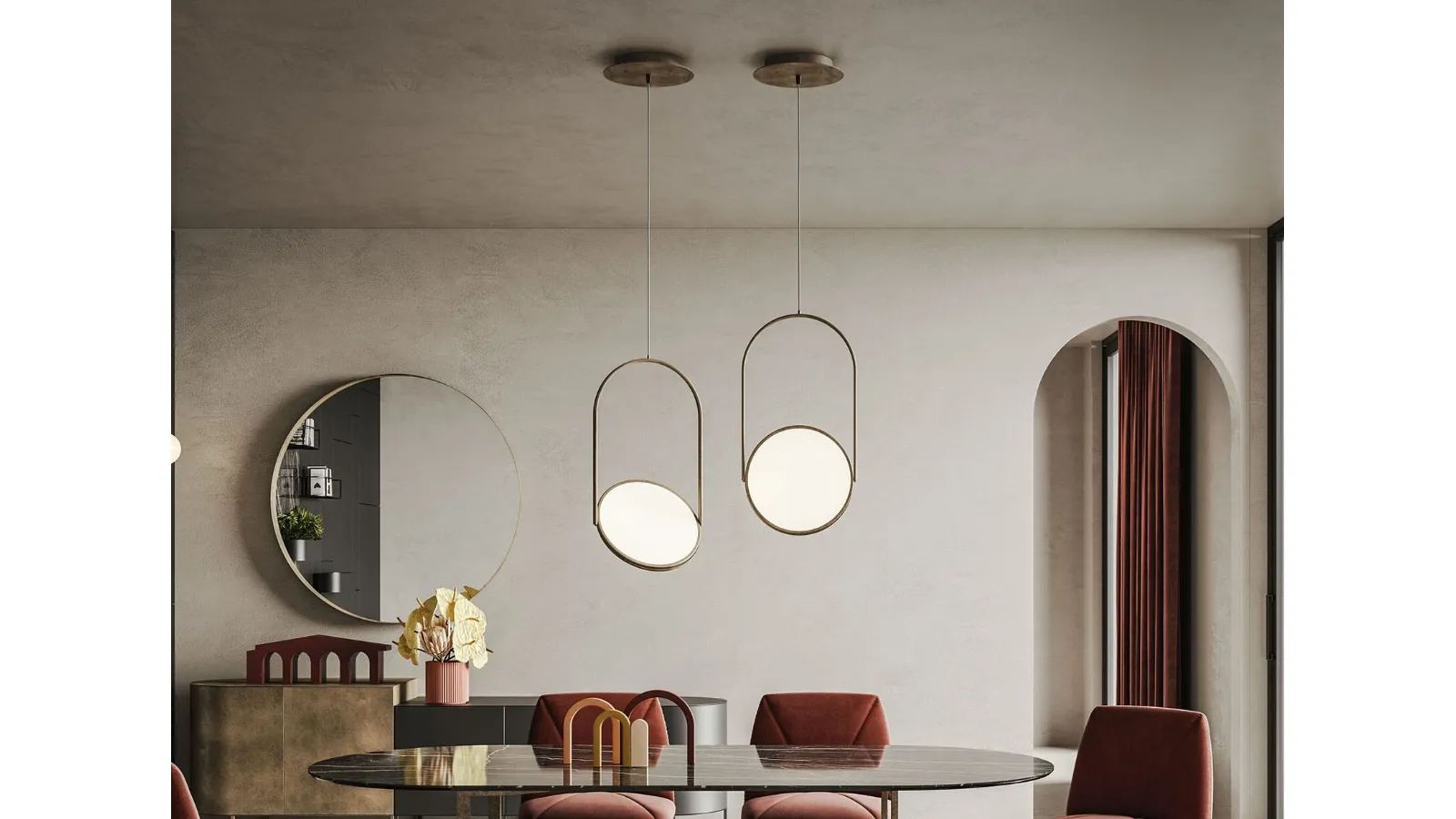 Lift pendant lamp by Ronda Design