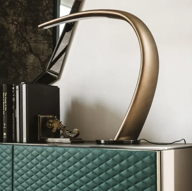 Mamba table lamp in painted polyurethane by Cattelan Italia