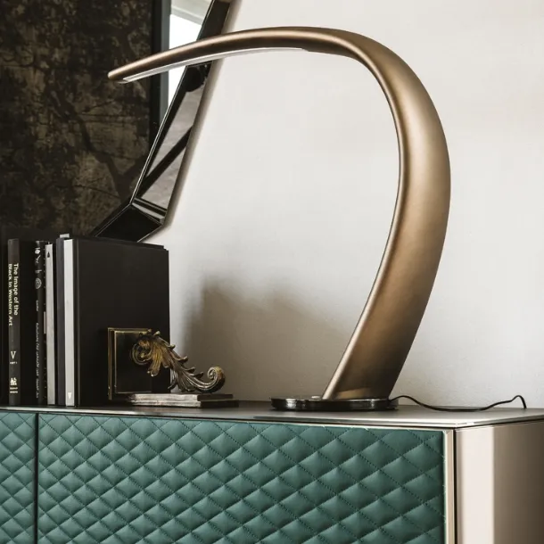 Mamba table lamp in painted polyurethane by Cattelan Italia