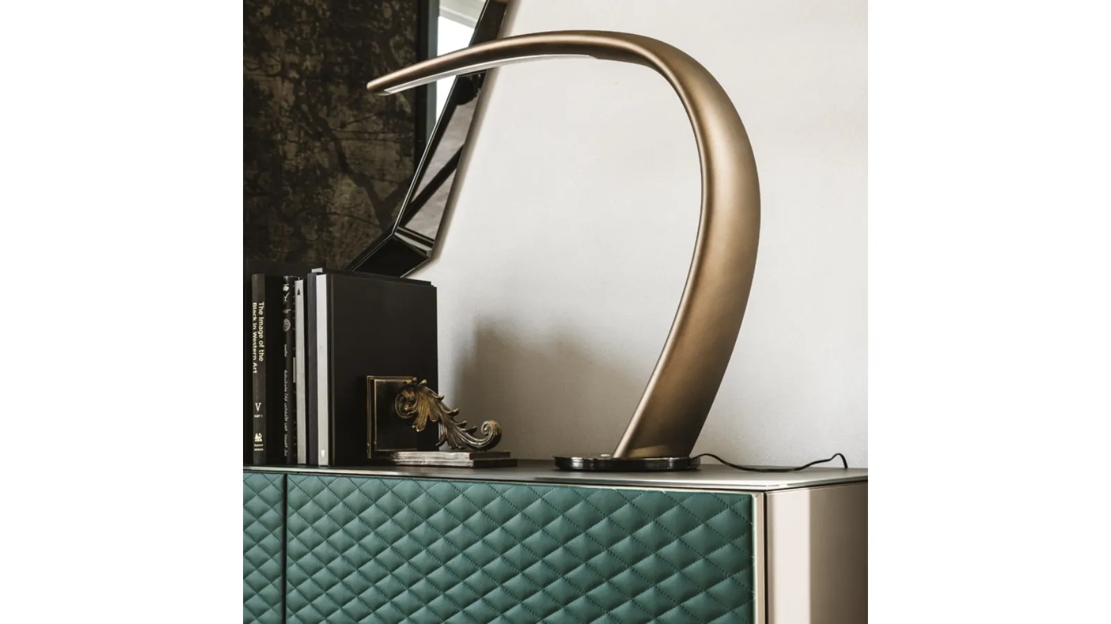 Mamba table lamp in painted polyurethane by Cattelan Italia