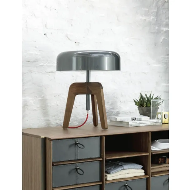 Pileo wooden table lamp by Porada