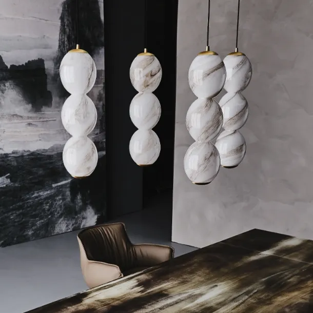 Zanziball glass pendant lamp by Cattelan Italia