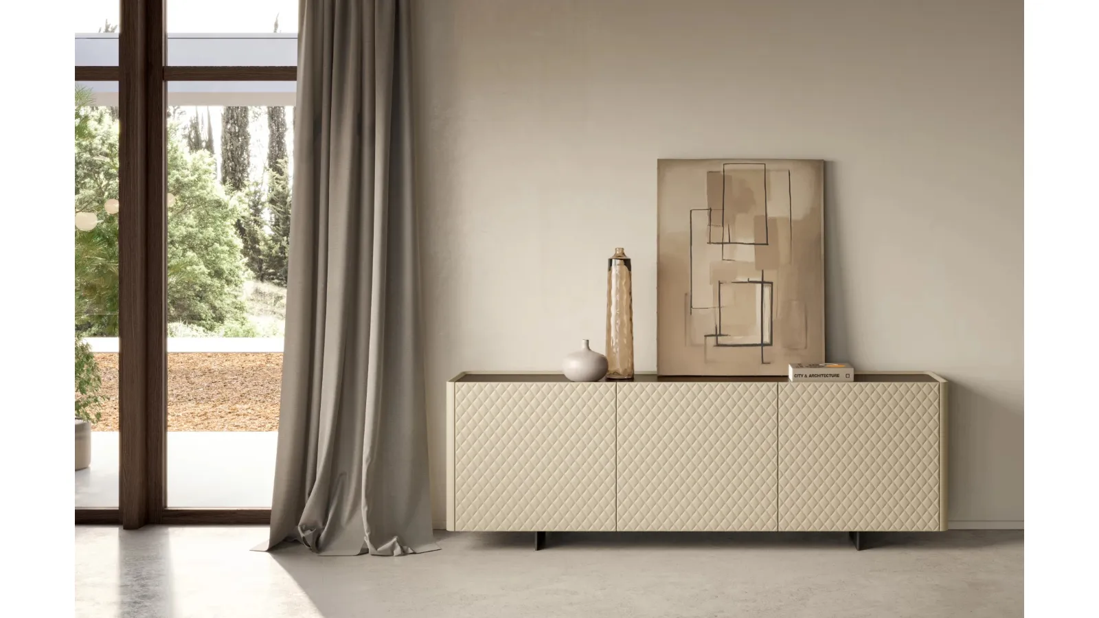 Madia Alma Diamond upholstered in Eforma leather