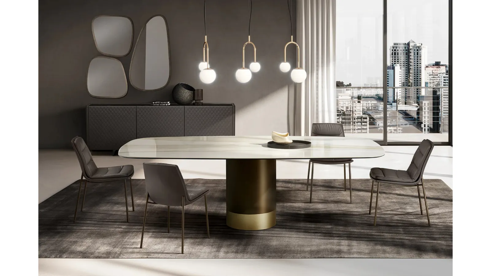 Madia Alma Diamond upholstered in Eforma leather
