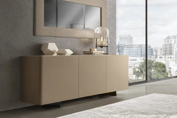Alma leather-clad sideboard by Eforma
