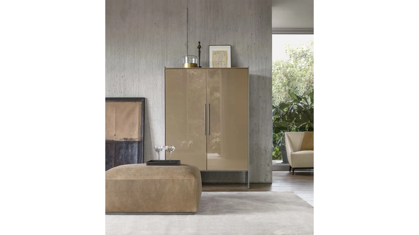 Bristol Tall Bar Cabinet by Alivar