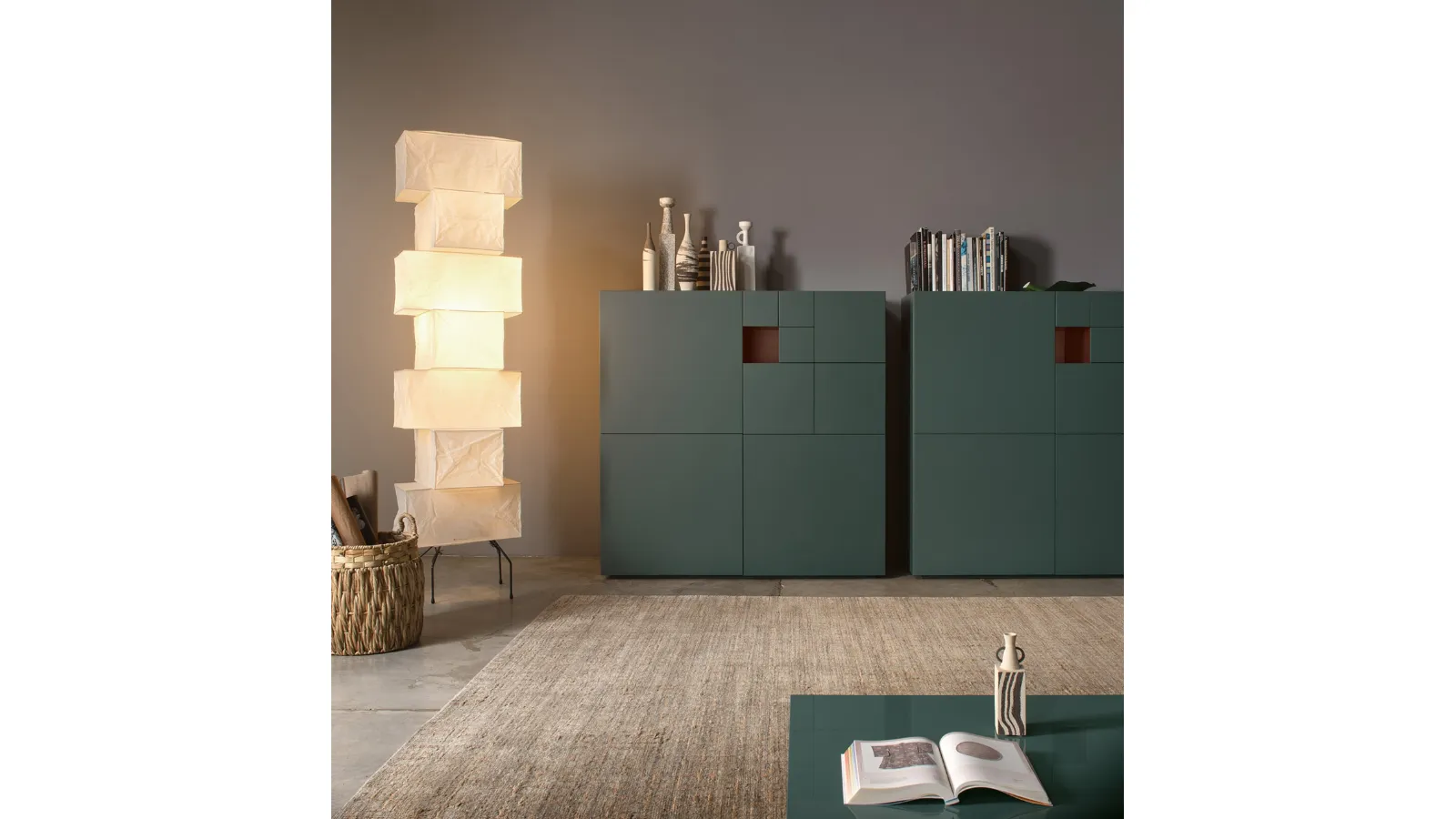High Madia Conchiglia lacquered matte by Lema