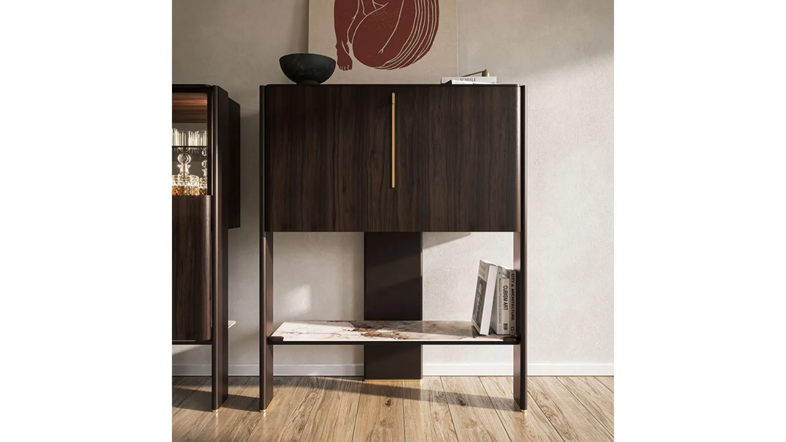 Cremona design sideboard by Cattelan Italia