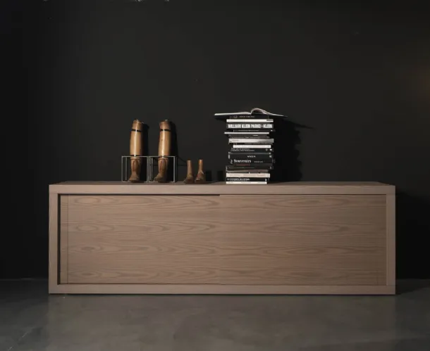 Madia with sliding doors in Fimar elm finish