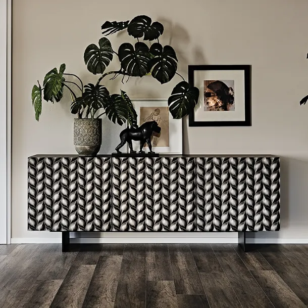 Madia Lavander in lacquered wood by Cattelan Italia