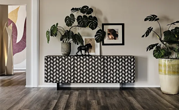 Madia Lavander in lacquered wood by Cattelan Italia