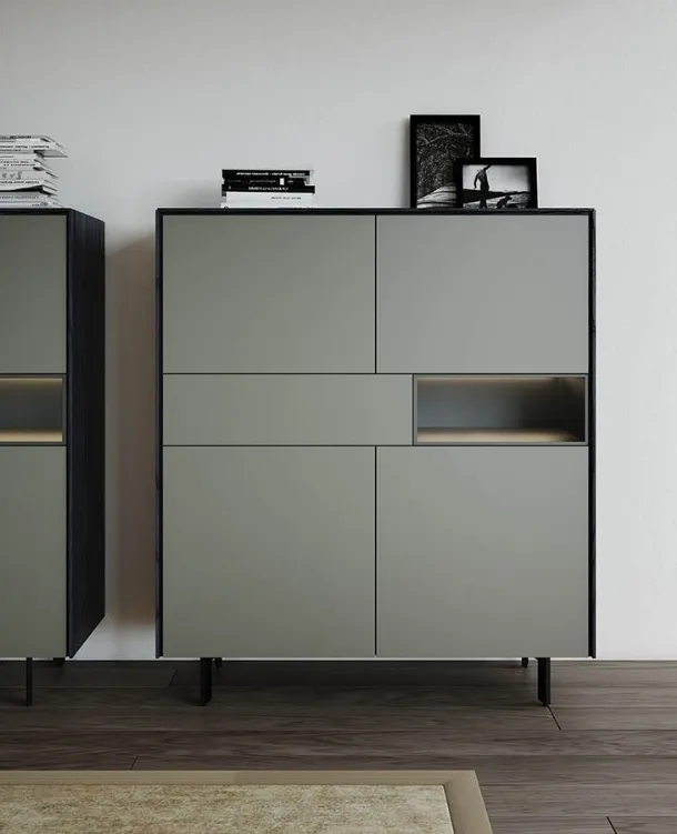 Tall Madia Lug in matte lacquer by Fimar