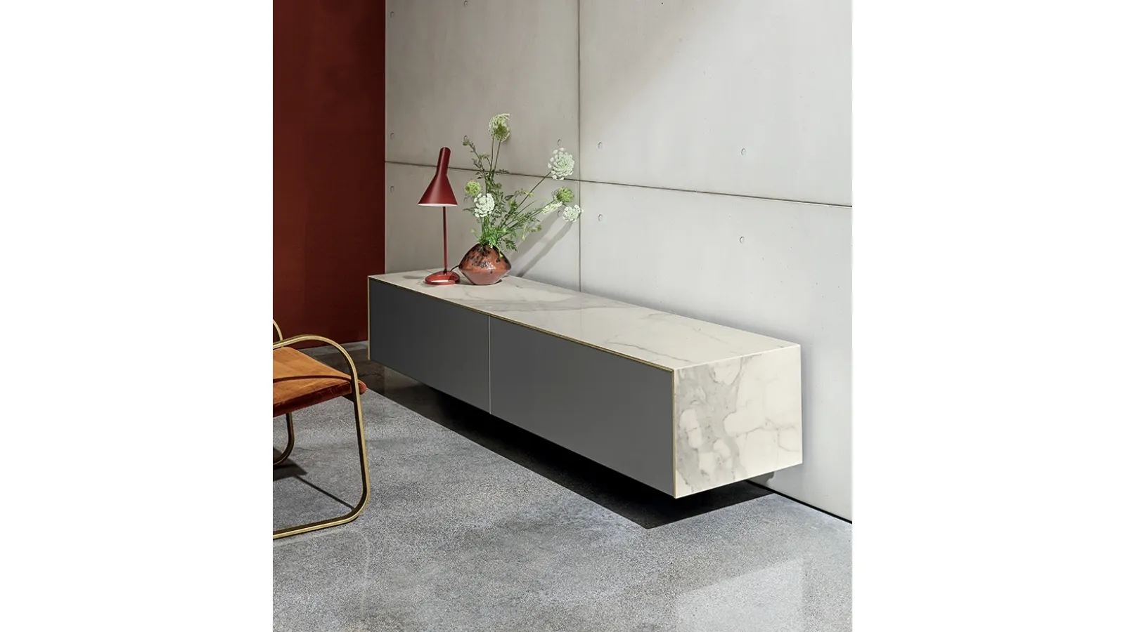 Magda wall-mounted sideboard by Sovet