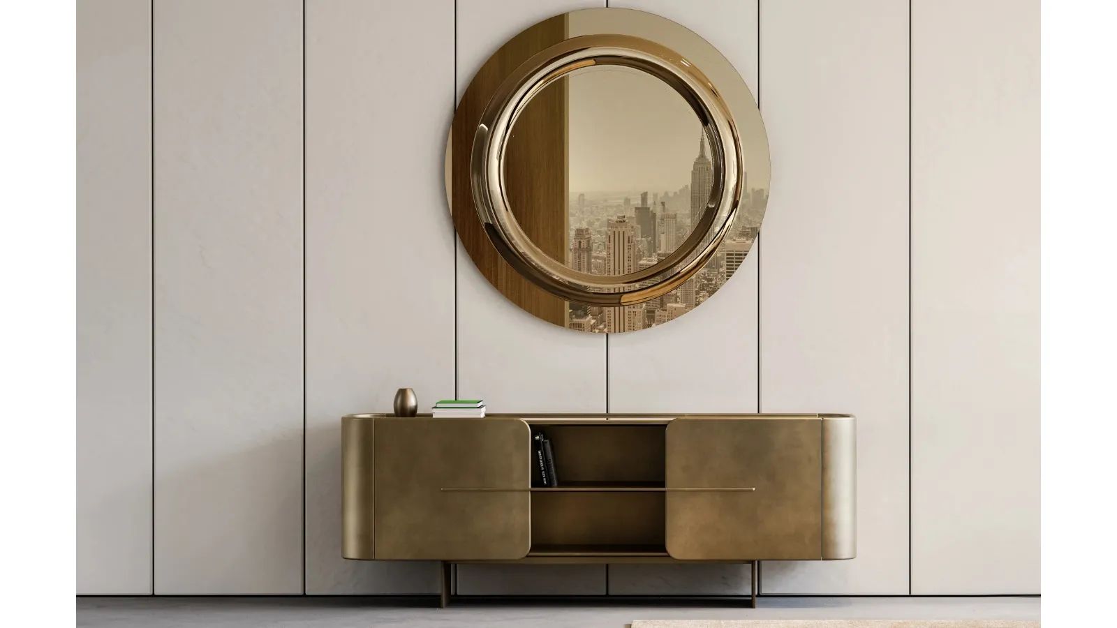 Madia Ninfa in brushed lacquer by Eforma