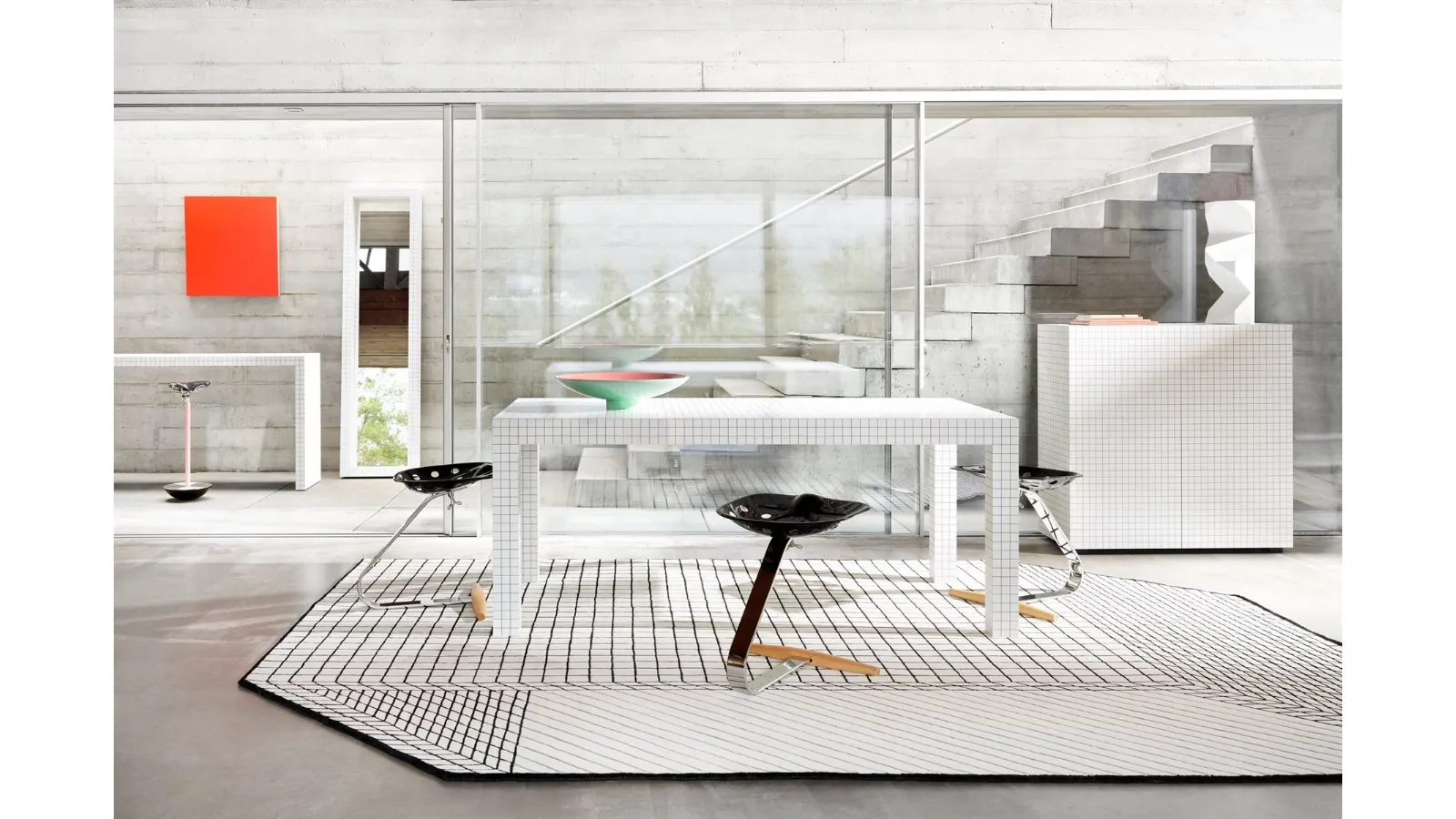 Madia Quaderna Cupboard 757 by Zanotta