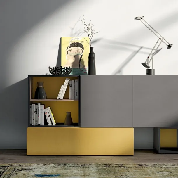 Madia Rebel MR 04 in matte lacquered sulfur and ash by Fimar