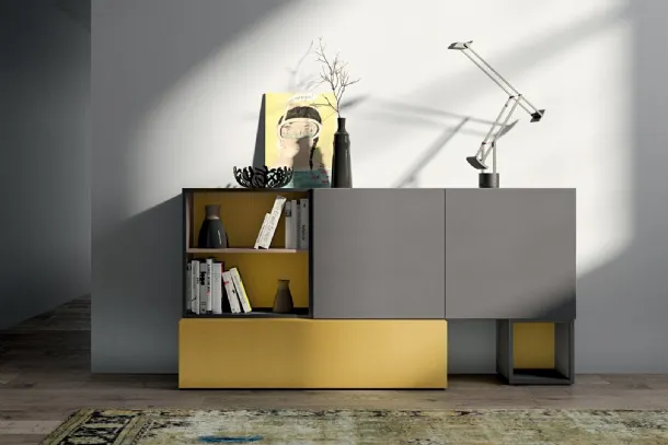 Madia Rebel MR 04 in matte lacquered sulfur and ash by Fimar