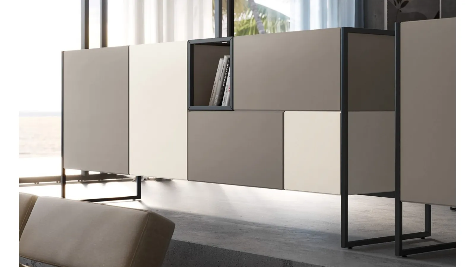 Madia Rebel RS 10 in two-tone matte lacquer by Fimar