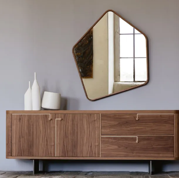 Madia with natural maple inlay Rondò by Porada