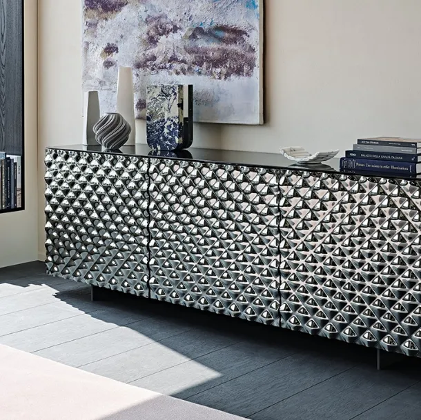 Madia Vivaldi in mirrored glass by Cattelan Italia