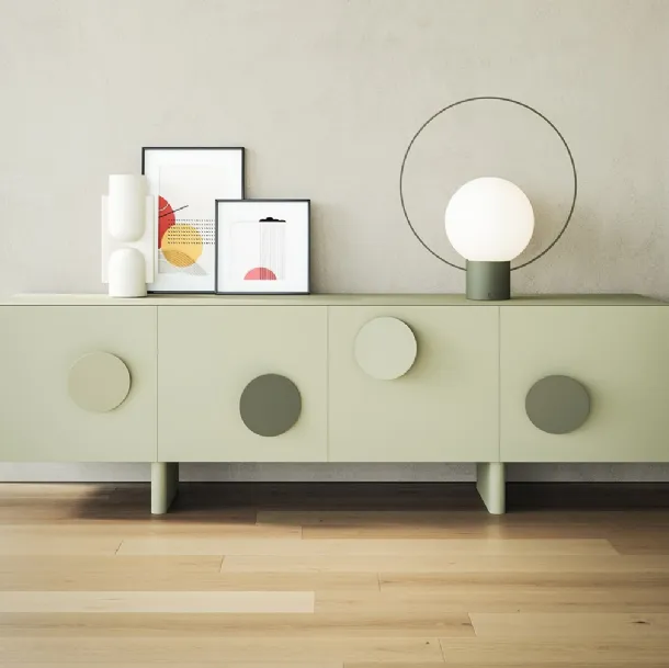 Zea Metal Painted Sideboard by Ronda Design