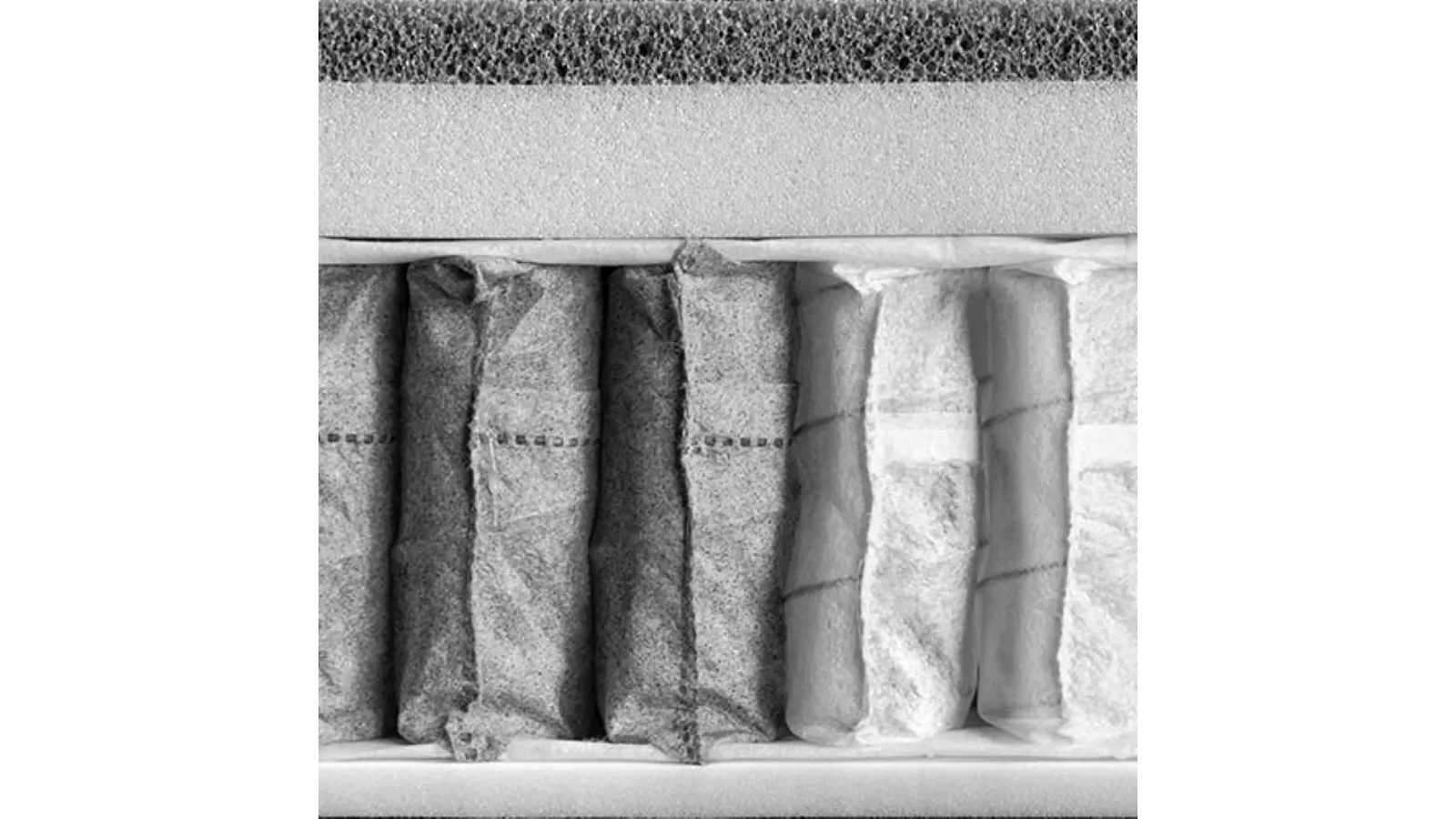 B-Air Mattress with Pneumatic Memory Foam, Airsense Memory Foam, and Pocket Springs by Flou