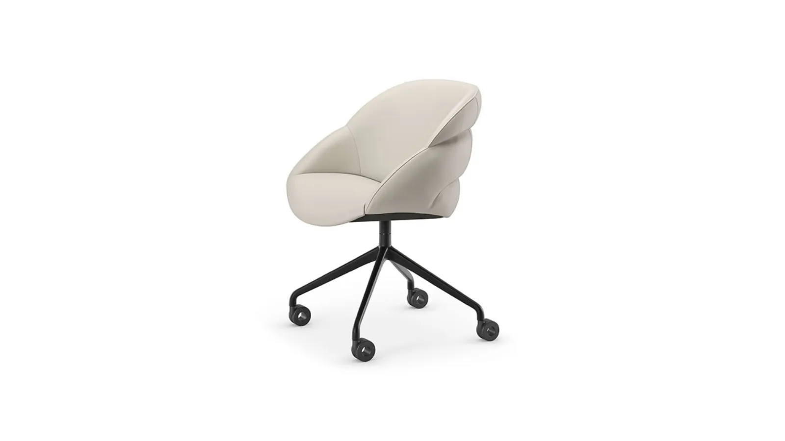 Camilla Wheels swivel office chair by Cattelan Italia