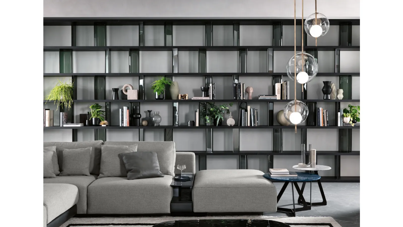 Inori Office Bookshelf by Fiam