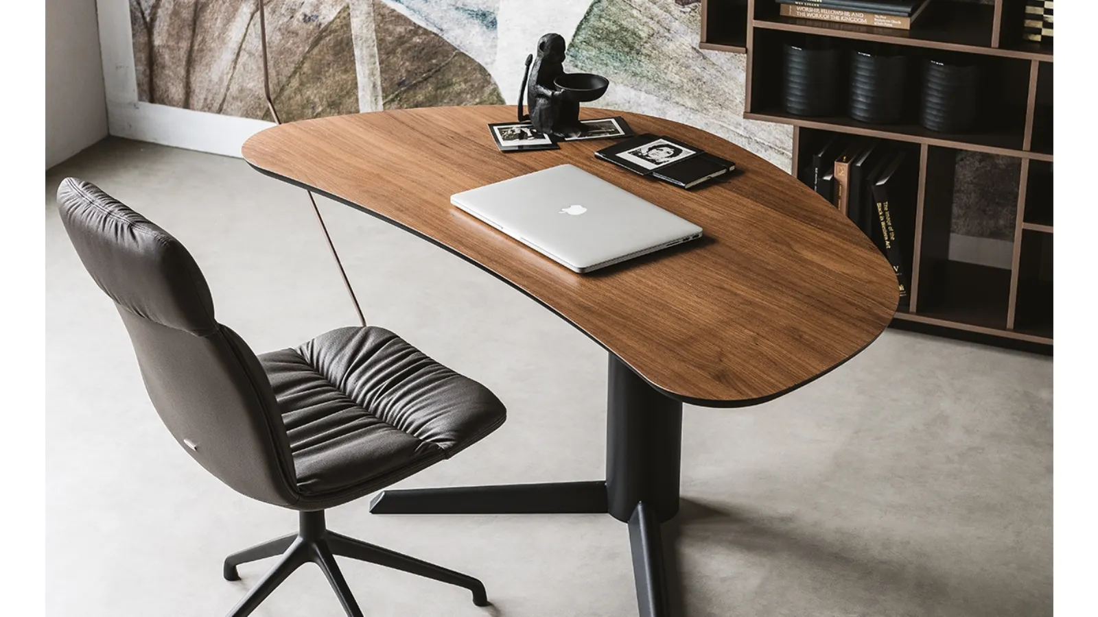 Malibù wooden office desk by Cattelan Italia