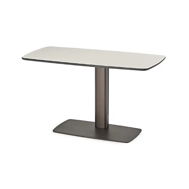 Run Leather Operational Desk in Leather and Metal by Cattelan Italia
