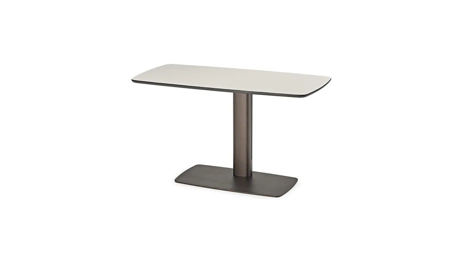 Run Leather Operational Desk in Leather and Metal by Cattelan Italia